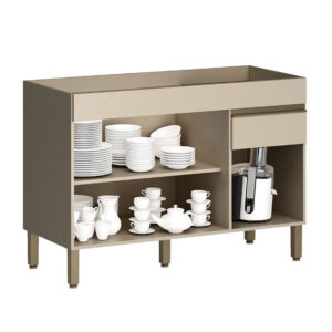 COCINA 120CM ALEGRÍA 6 PUERTAS 1 CAJÓN VAINILLA/MADERADO NATURAL 5 COCINA 120CM ALEGRÍA 6 PUERTAS 1 CAJÓN VAINILLA/MADERADO NATURAL